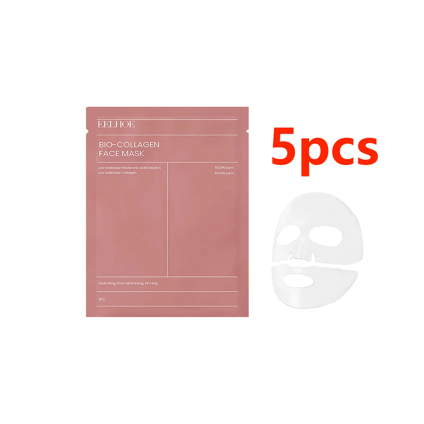 20/10/5/1PC Bio Collagen Face Mask Shrink Deep Hydrating Overnight Mask Moisturizing Refreshing Brightening Face Skin Care