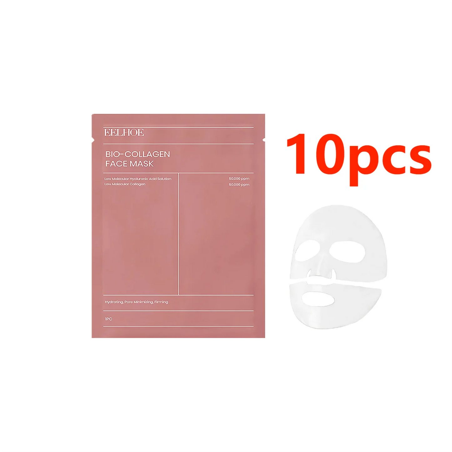 20/10/5/1PC Bio Collagen Face Mask Shrink Deep Hydrating Overnight Mask Moisturizing Refreshing Brightening Face Skin Care